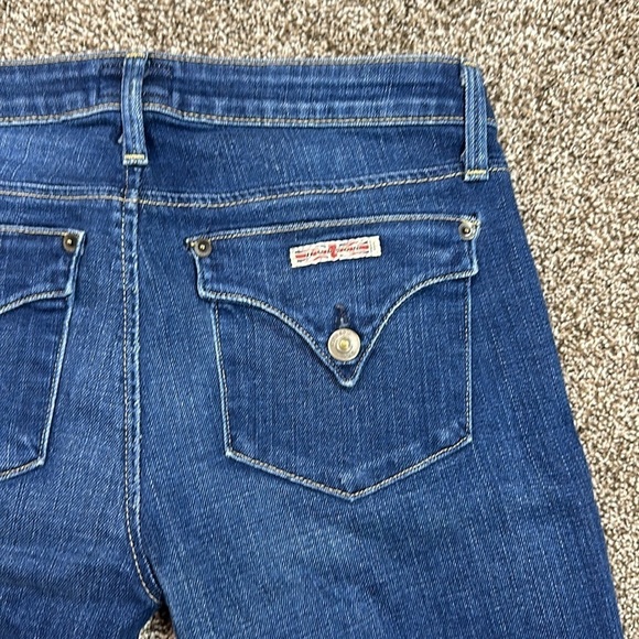 Hudson jeans mid low rise cuffed ankle straight leg size 26 - Picture 12 of 12